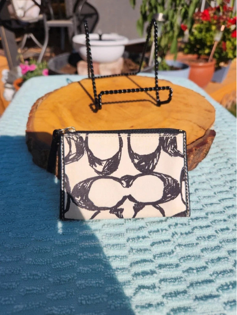 Coach scribble card case